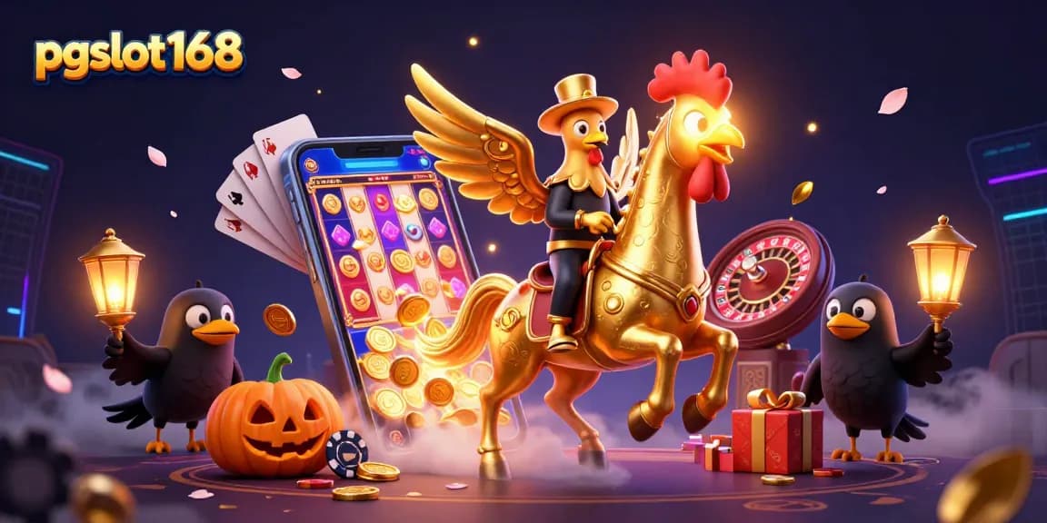 Engage with exciting pgslot168 adventures in a colorful casino world filled with vibrant characters.