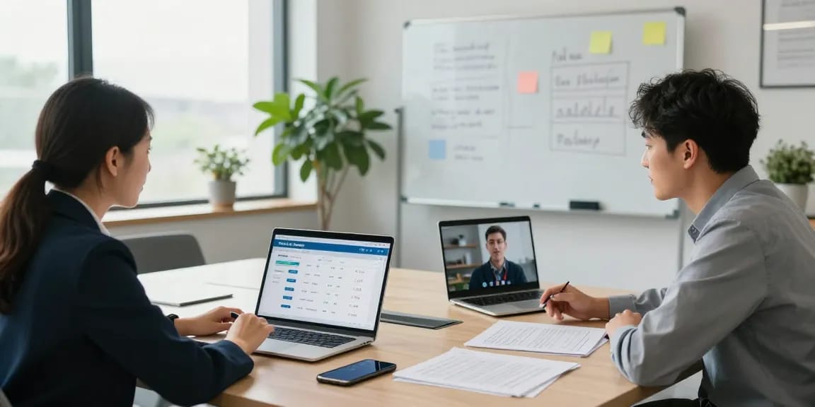 Reunión sobre Reseller Hosting en México con profesionales discutiendo estrategias y servicios.