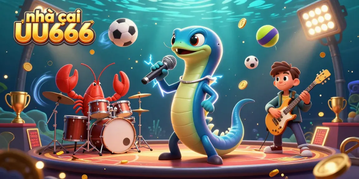 Experience the electrifying atmosphere of nhà cái UU666 with dynamic characters and immersive casino elements.