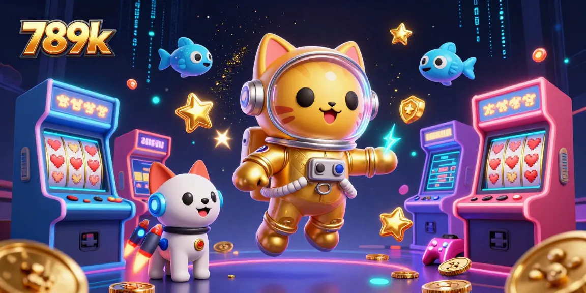 Engage with thrilling gaming excitement at 789k with vibrant slot machines and dynamic characters.