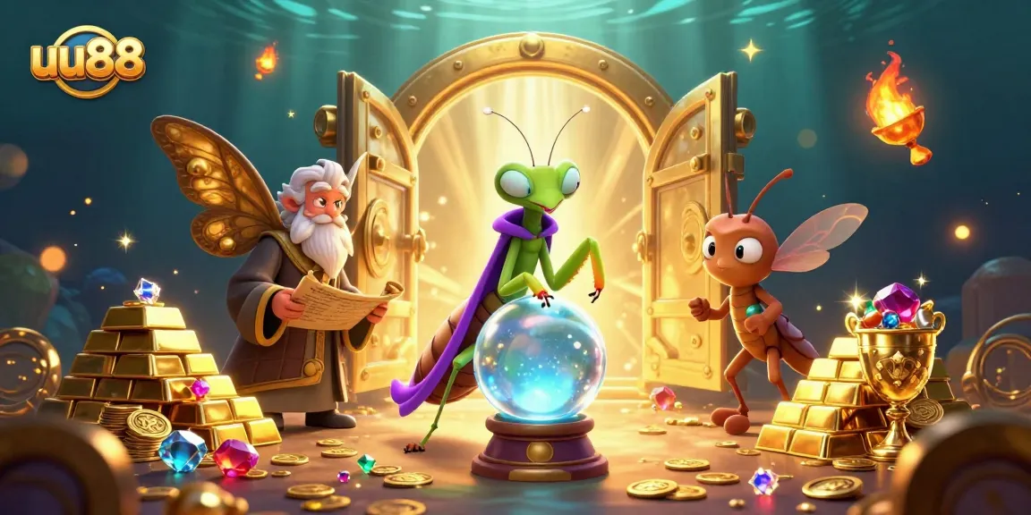Experience the enchanting world of uu88 with interactive gaming elements and fortune-telling characters.