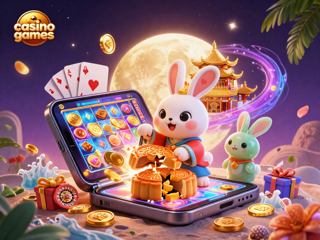 Experience thrilling casino games with vibrant characters and dynamic elements.