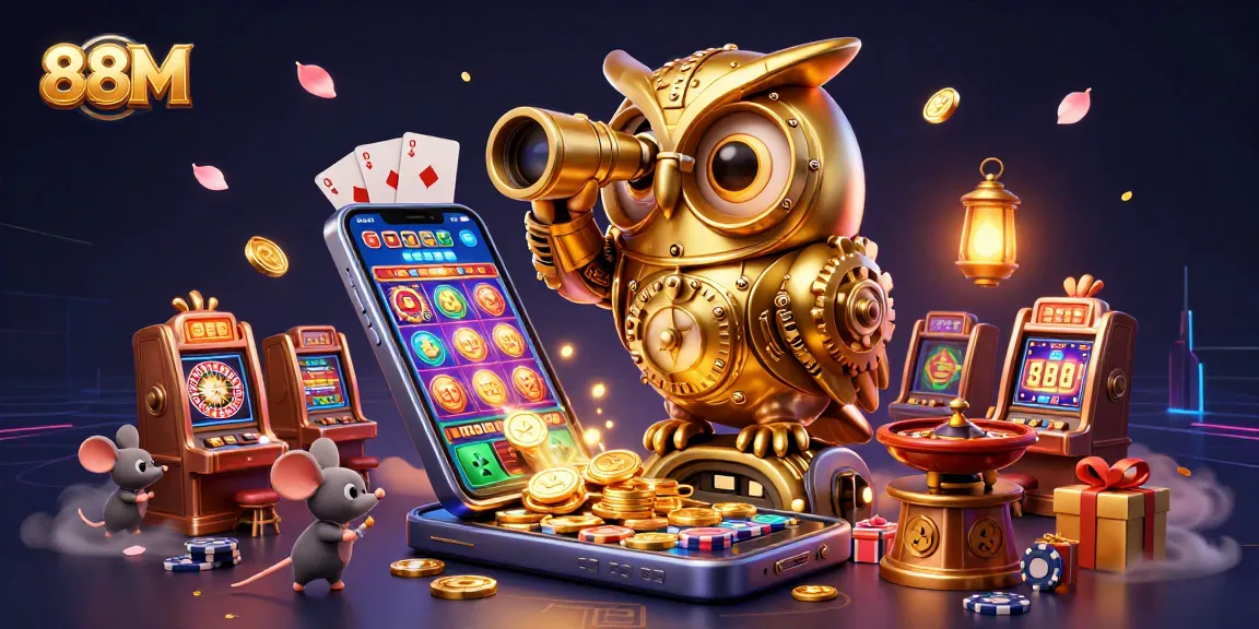 Enjoy thrilling slots and games at 88M with vibrant characters and rich casino scenes.