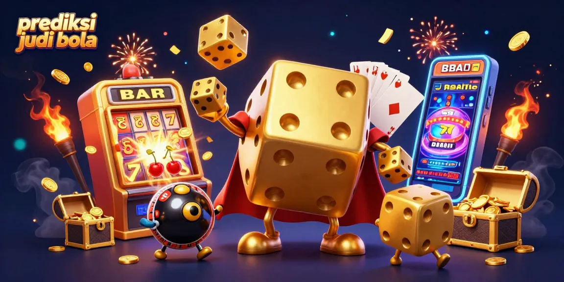 Engage with prediksi judi bola through this vibrant 3D illustration featuring a dynamic casino scene.