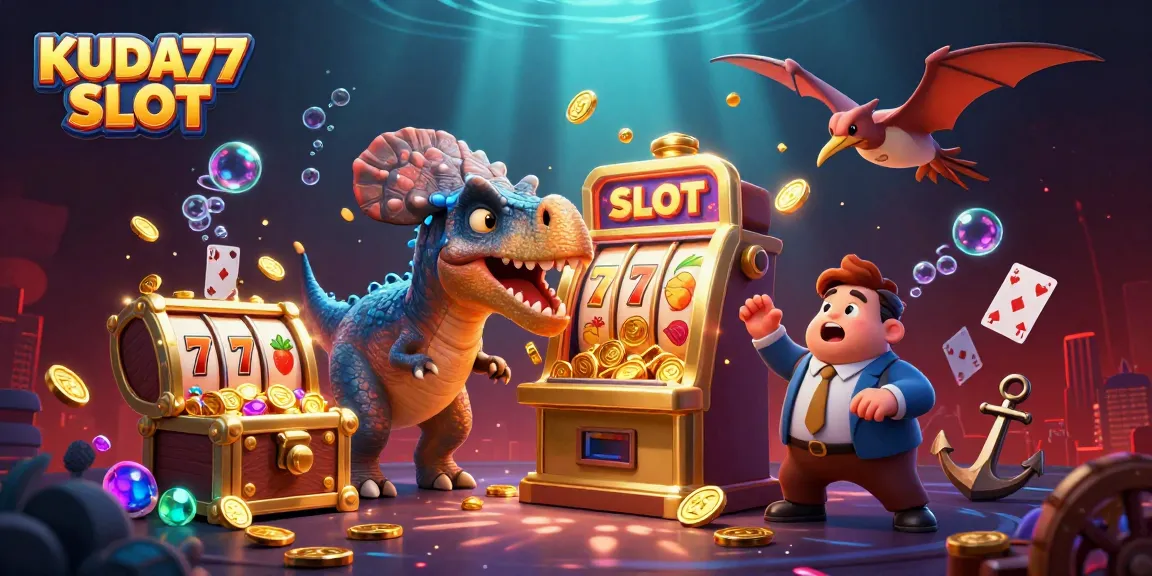 KUDA77 SLOT menarik jackpot dengan pemandangan hadiah koin emas yang melimpah dalam kasino virtual.