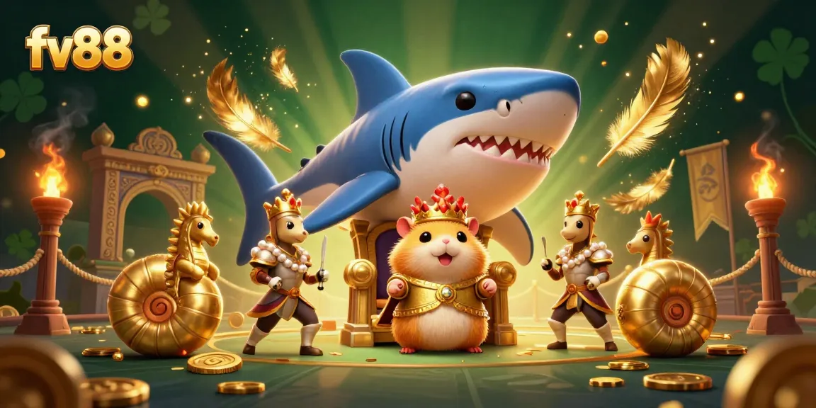 Win big at fv88 with a fierce golden hamster king and thrilling casino adventures.