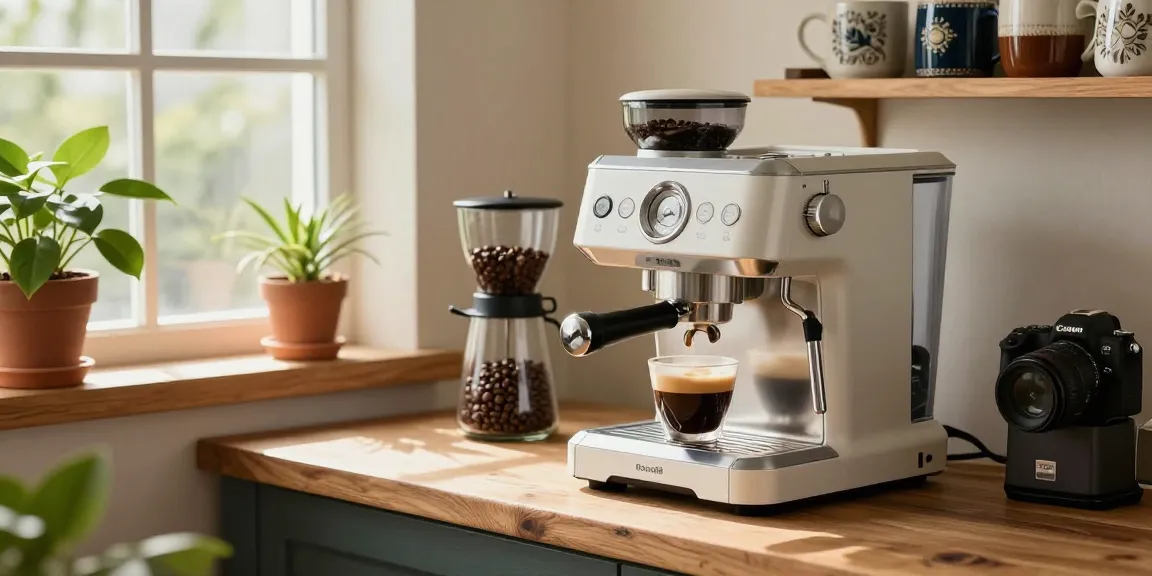 Experience rokok 88 in a cozy home coffee nook with an espresso machine, fresh coffee beans, and inviting decor.