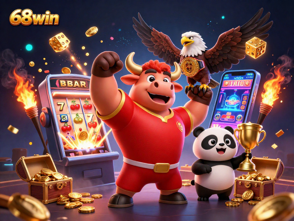 Boost your wins with 68win by spinning the 3D slot machines and capturing jackpots.