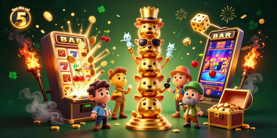 Experience exciting wins with keo nha cai 5 in an ultra-detailed 3D casino illustration.