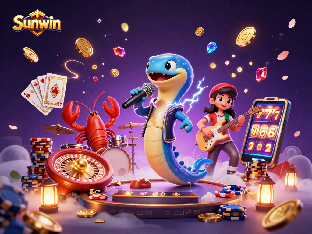 Experience thrilling wins at Sunwin with exciting games in an underwater casino setting.