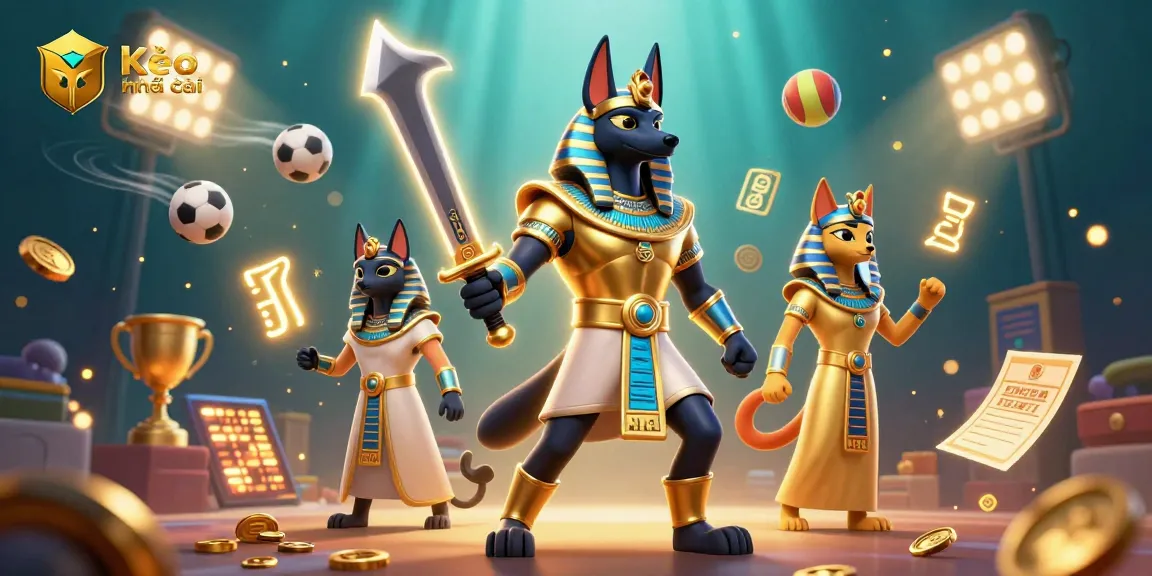 Kèo nhà cái offers dynamic sports betting action with vibrant visuals and engaging characters.