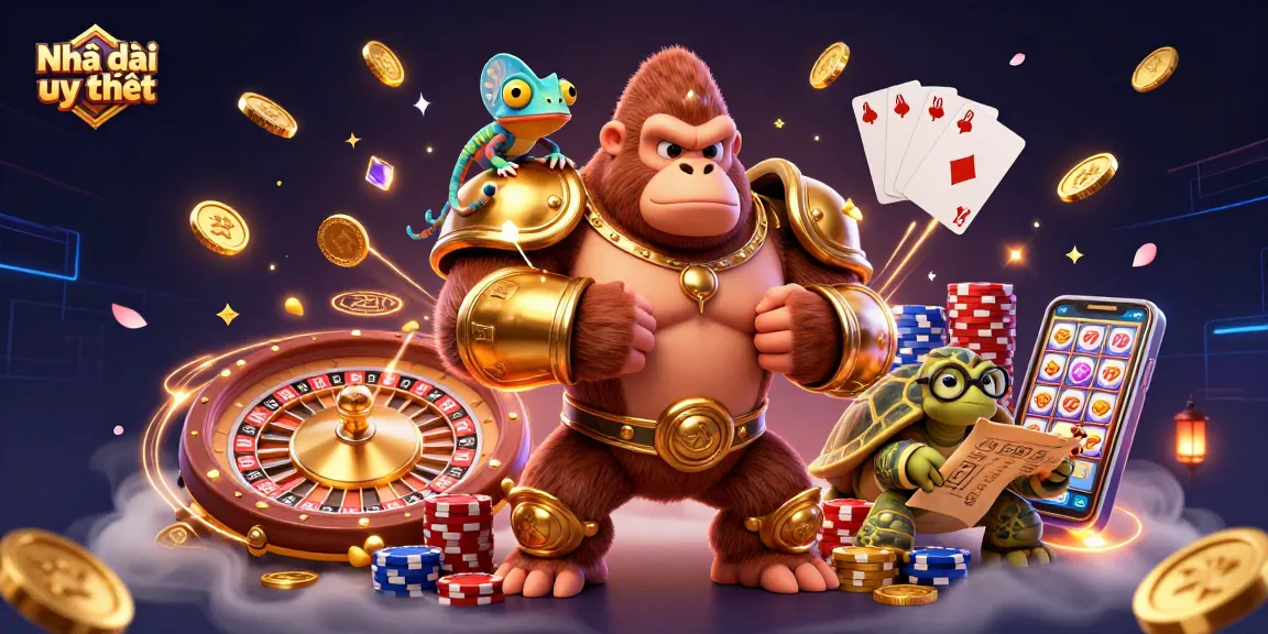 Engage with Nhà cái uy tín in dynamic gaming adventures filled with golden coins and exhilarating casino elements.